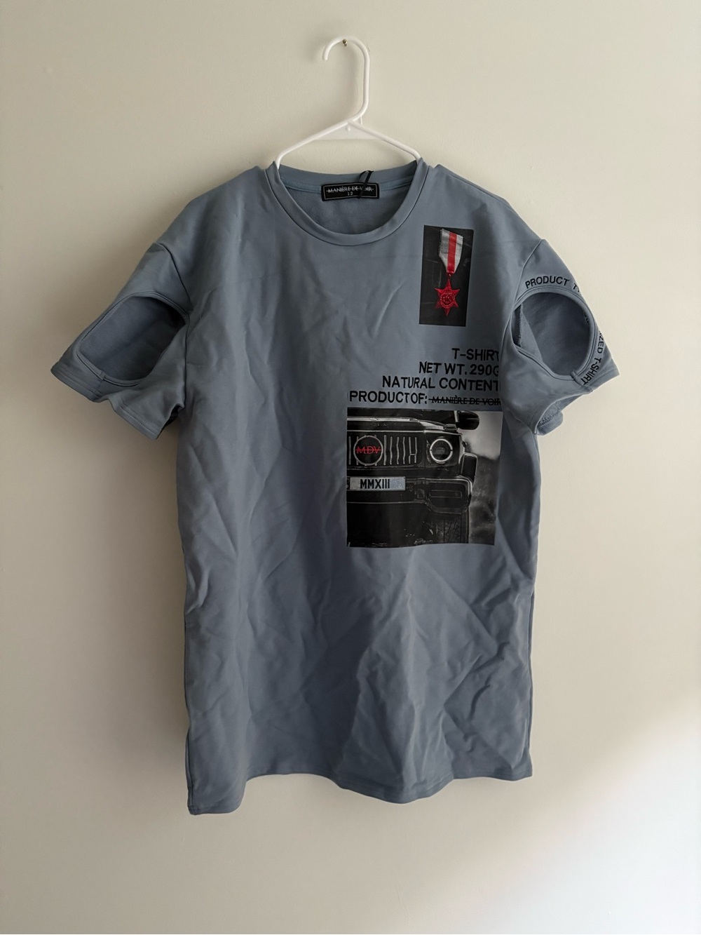 Maniere De Voir Oversized Graphic T-shirt Dress UK12/US8